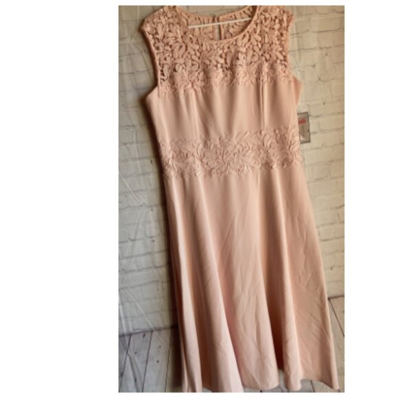 Jessica Howard Pink Dress Size 16 NWT - Picture 3 of 10